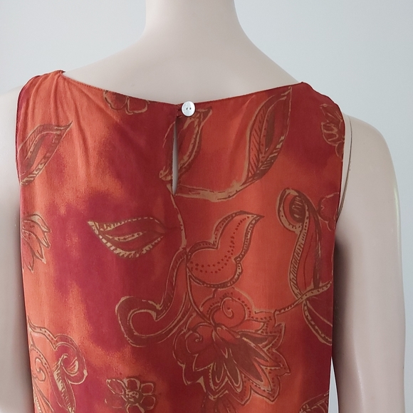 Long printed dress - Picture 4 of 6